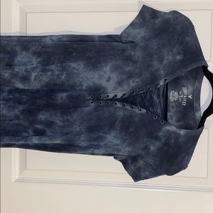 Blue Tie Dye Sexy Top🦋